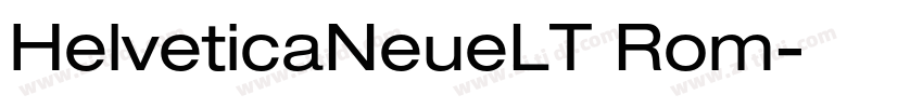 HelveticaNeueLT Rom字体转换